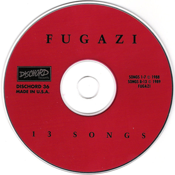 13 Songs - Fugazi