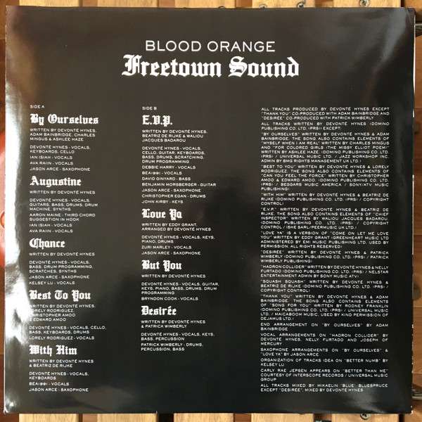 Freetown Sound - Blood Orange
