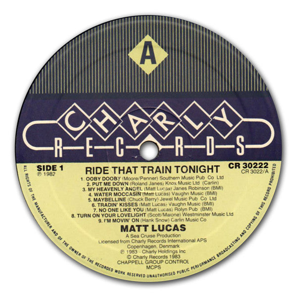 Ride That Train Tonight - Lucas, Matt