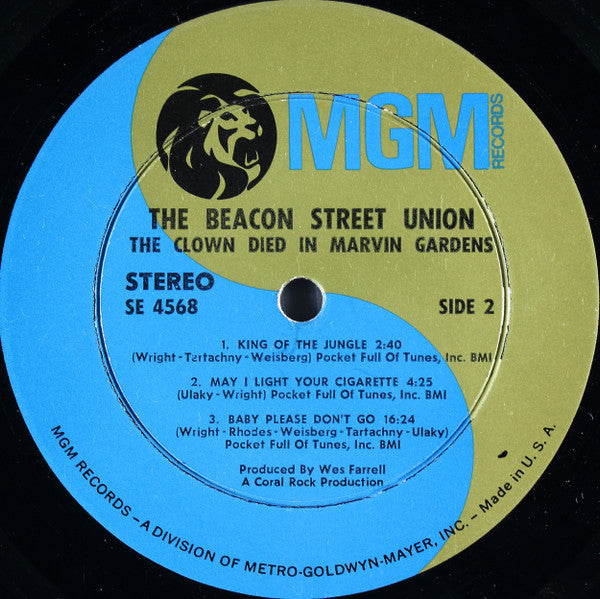 The Clown Died In Marvin Gardens - Beacon Street Union