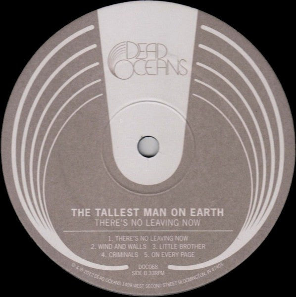 There's No Leaving Now - Tallest Man On Earth, The