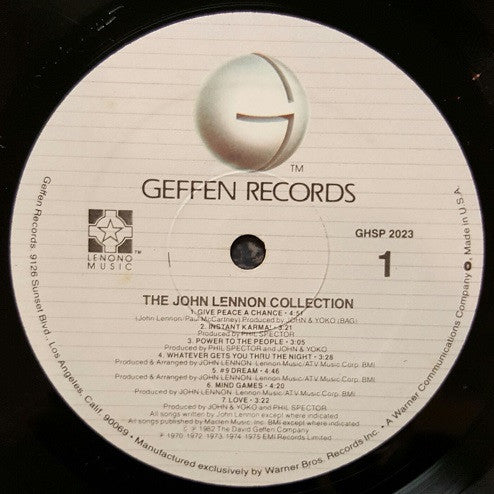 The John Lennon Collection - Lennon, John