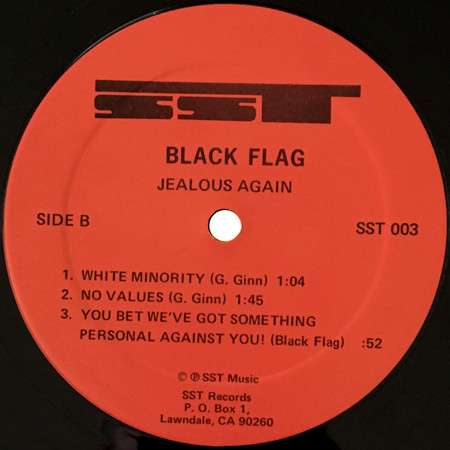 Jealous Again - Black Flag