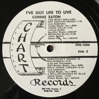 I've Got Life To Live - Eaton, Connie