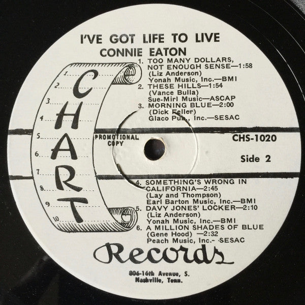 I've Got Life To Live - Eaton, Connie