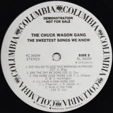 The Sweetest Songs We Know - Chuck Wagon Gang