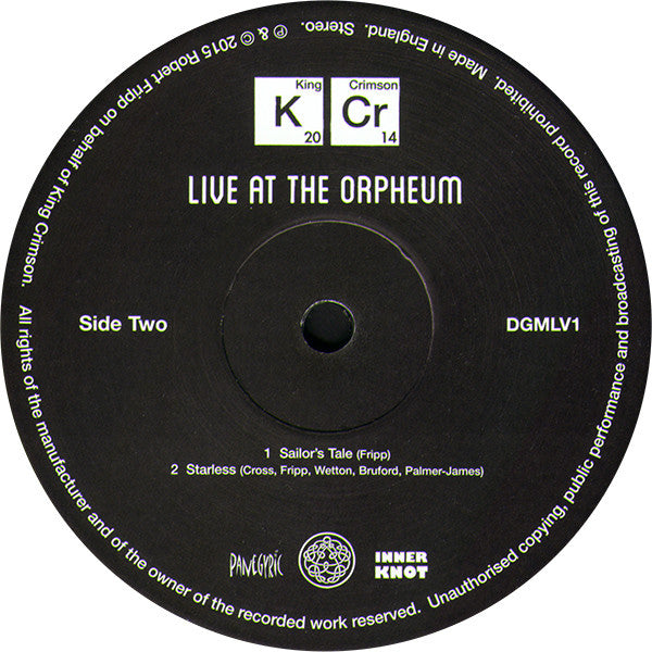 Live At The Orpheum - King Crimson