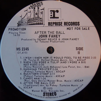 After The Ball - Fahey, John & His Orchestra