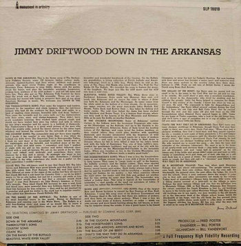 Down In The Arkansas - Driftwood, Jimmy