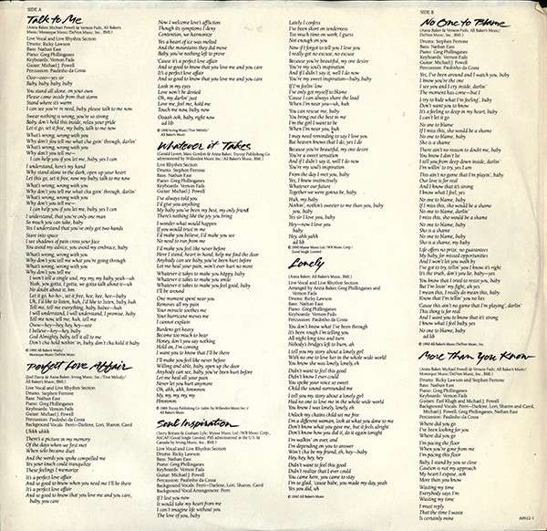 Compositions - Baker, Anita