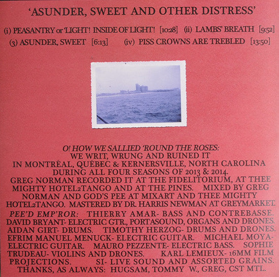 Asunder, Sweet, And Other Distress - Godspeed You Black Emperor
