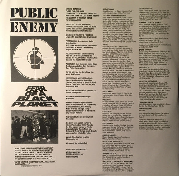 Fear Of A Black Planet - Public Enemy