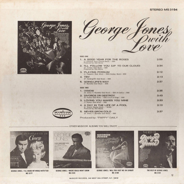 With Love - Jones, George