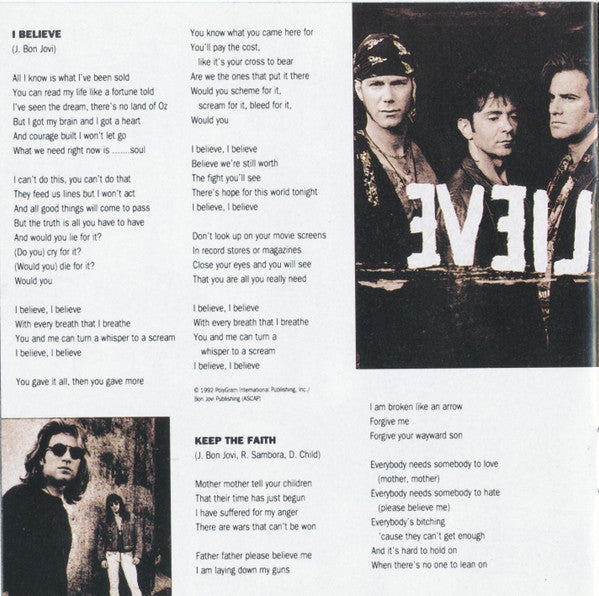 Keep The Faith - Bon Jovi