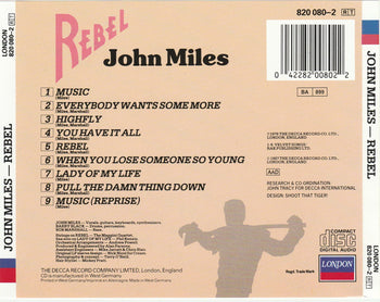 Rebel - Miles, John
