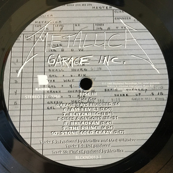 Garage Inc - Metallica