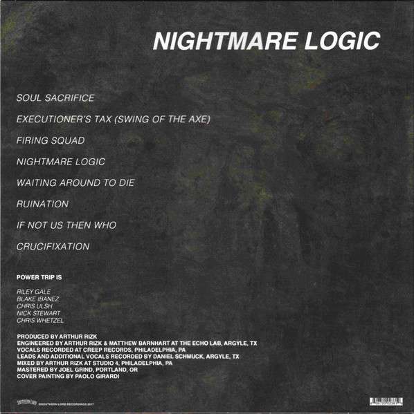 Nightmare Logic - Power Trip