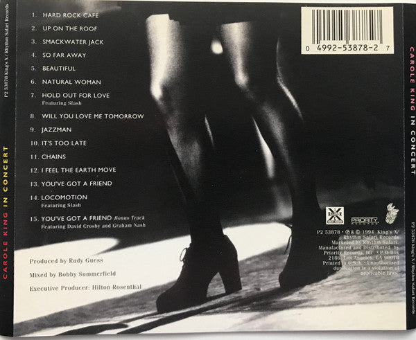 In Concert - King, Carole