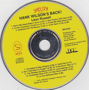 Hank Wilson's Back! - Russell, Leon