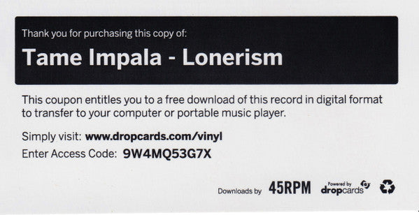 Lonerism - Tame Impala