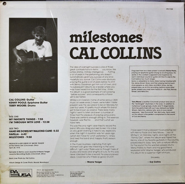 Milestones  - Collins, Cal