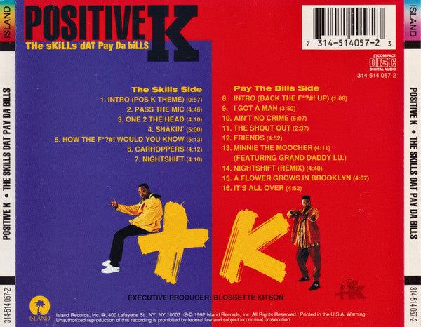 Skills Dat Pay Da Bills - Positive K