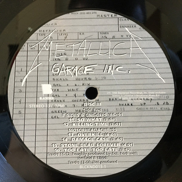 Garage Inc - Metallica