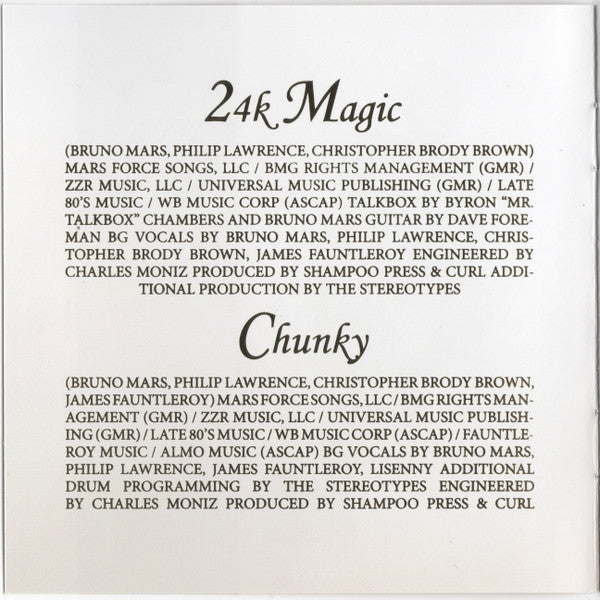 24k Magic - Mars, Bruno
