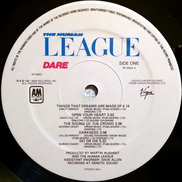Dare - The Human League