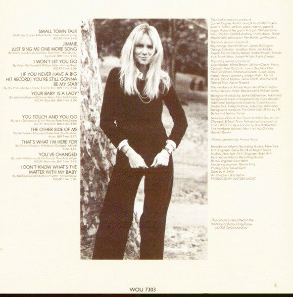 Your Baby Is A Lady - Jackie DeShannon