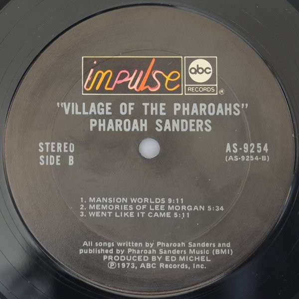 Village Of The Pharoahs - Sanders, Pharoah