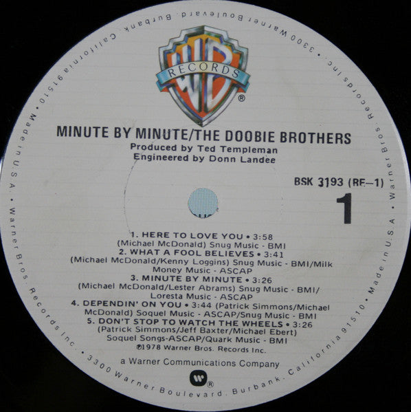 Minute By Minute - Doobie Brothers