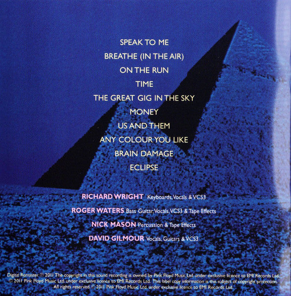 The Dark Side Of The Moon - Pink Floyd