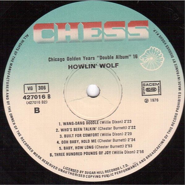 Chicago Golden Years "Double Album" 16 - Howlin' Wolf