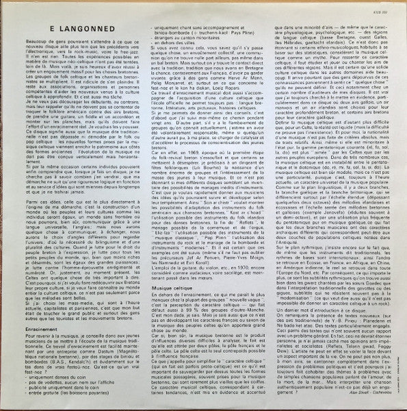 E Langonned - Stivell, Alan