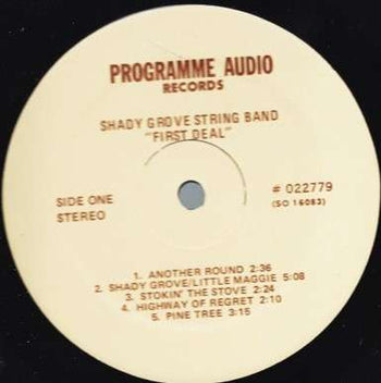 First Deal - Shady Grove String Band
