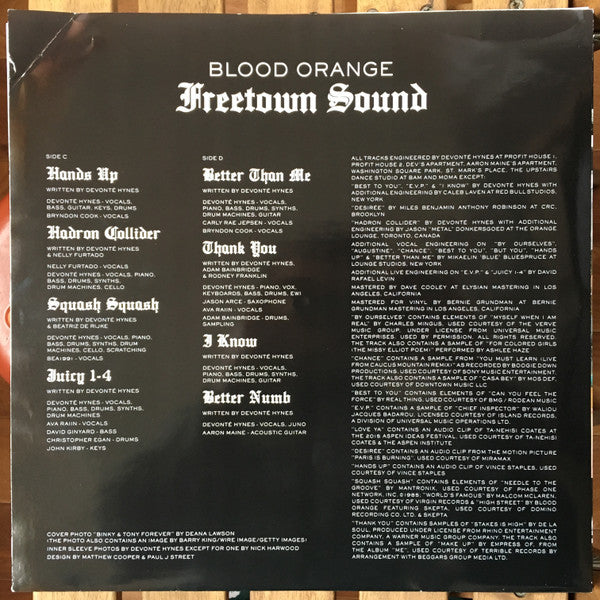Freetown Sound [Vinyl] - Blood Orange