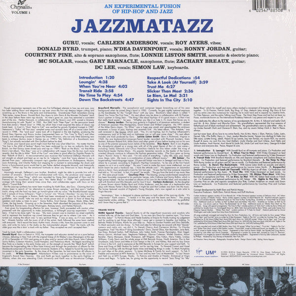 Jazzmatazz Volume 1 [LP] - Guru