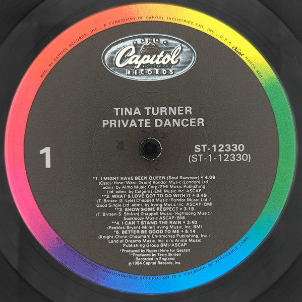 Private Dancer - Turner, Tina