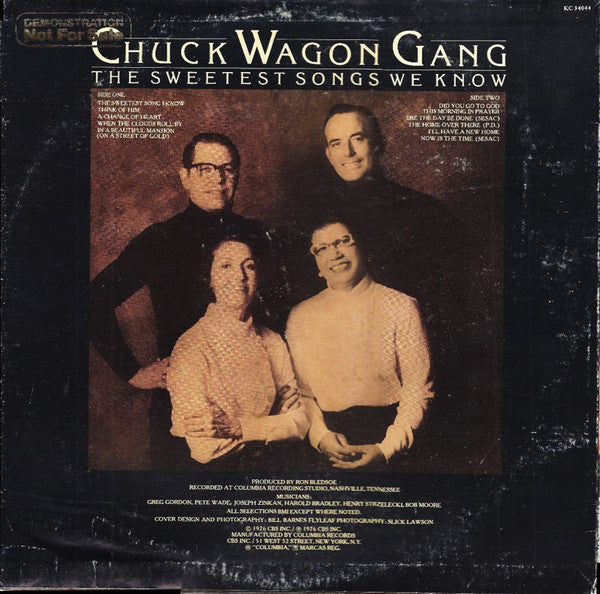 The Sweetest Songs We Know - Chuck Wagon Gang
