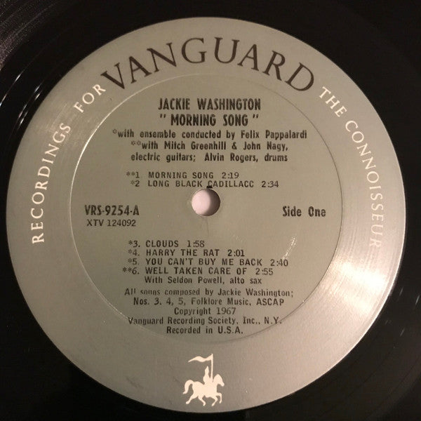 Morning Song - Washington, Jackie