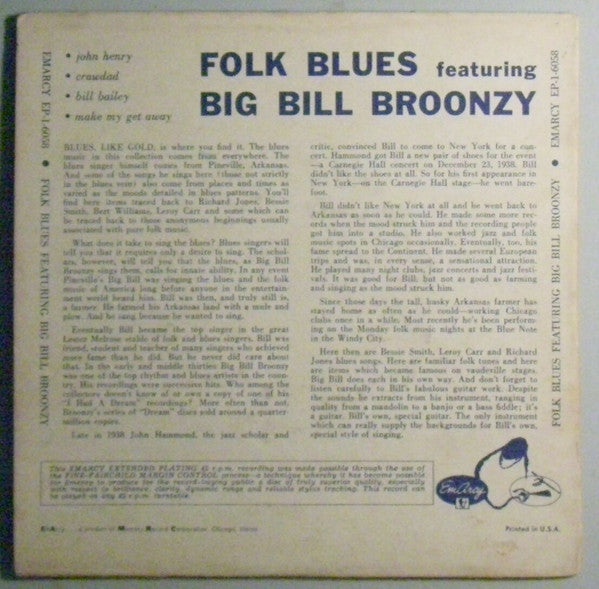Folk Blues - Big Bill Broonzy