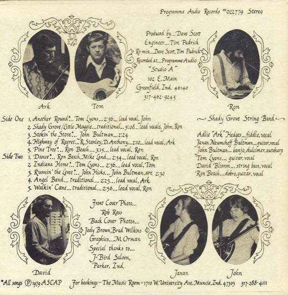 First Deal - Shady Grove String Band