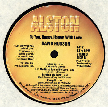 To You Honey, Honey With Love - Hudson, David