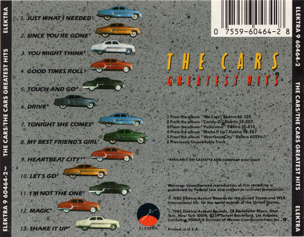 The Cars Greatest Hits - Cars, The