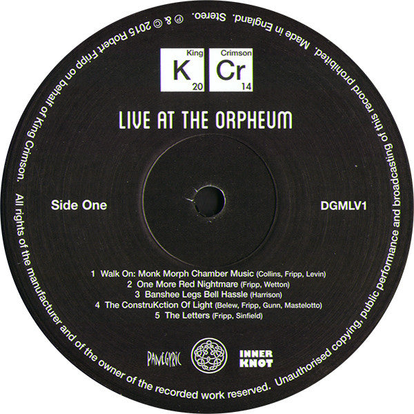 Live At The Orpheum - King Crimson