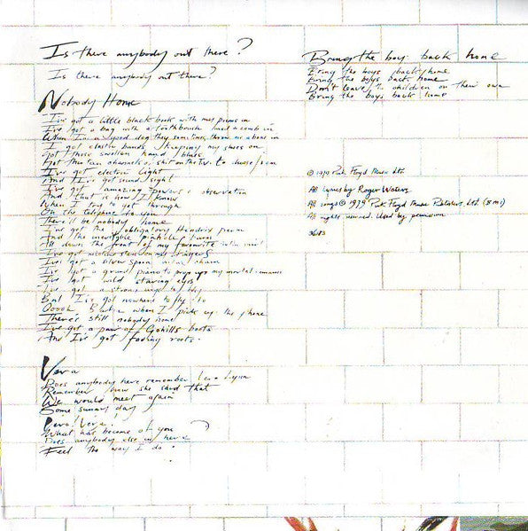 The Wall - Pink Floyd