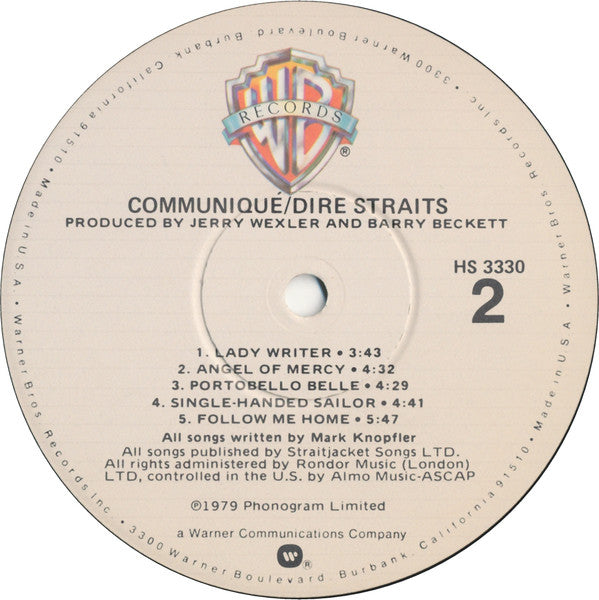 Communiqué - Dire Straits