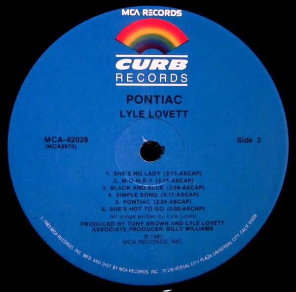 Pontiac - Lovett, Lyle