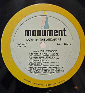 Down In The Arkansas - Driftwood, Jimmy